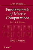 Fundamentals of Matrix Computations, 3rd edition