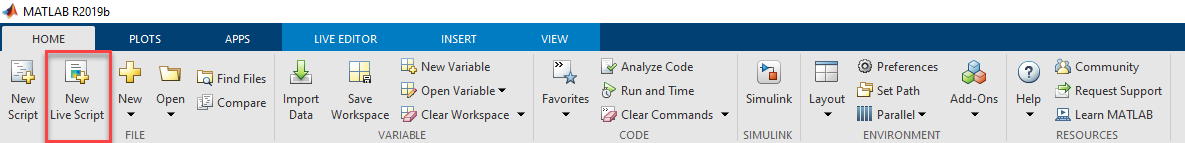 New Live Script example