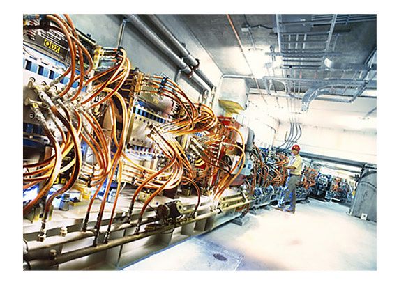 Figure 1. Section of the SPEAR3 synchrotron at the SLAC National Accelerator Laboratory.