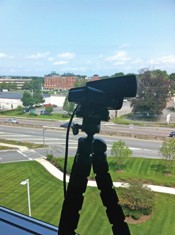 Figure 2. Webcam connected to a Raspberry Pi 2.