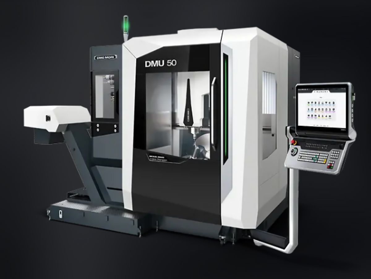 A DMG MORI milling machine.