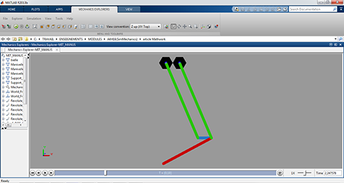 Simscape Multibody model