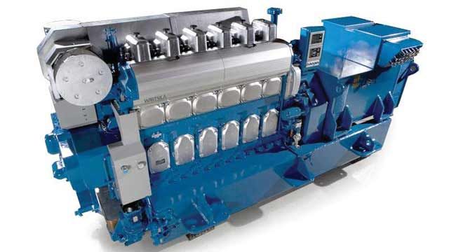 Wärtsilä engine.