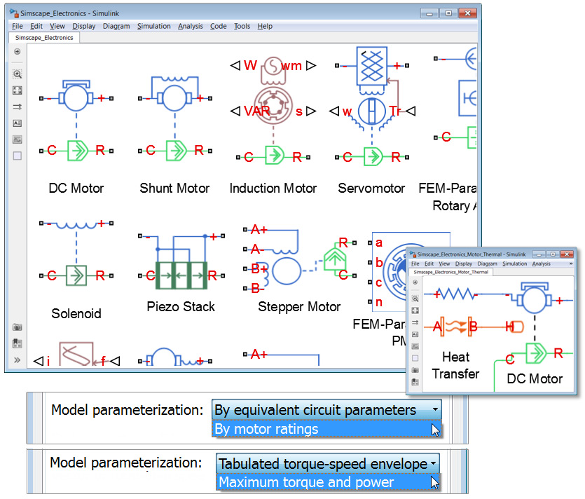 Features - Simscape Electronics - MATLAB & Simulink