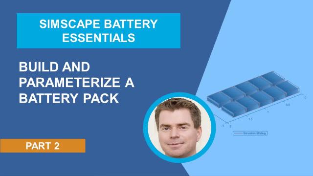 Learn how to build and parameterize a battery pack using Simscape Battery, a new product in the Simscape portfolio.