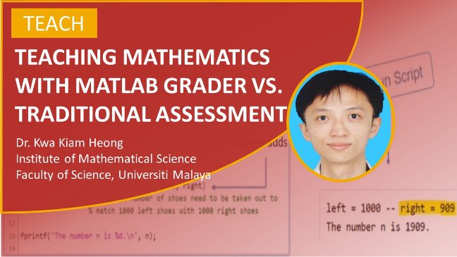 Learn how Dr. Kwa Kiam Heong from the Institute of Mathematical Science at Universiti Malaya enhances teaching and learning in his Introduction to Computing course by using online assessments.