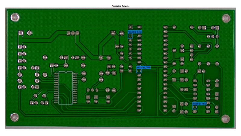 Detecting defects on printed circuit boards using YOLOX network.