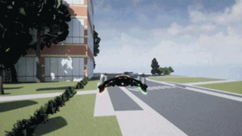 Model of a quadcopter.