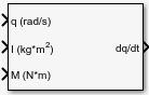 3DOF Angular Acceleration block
