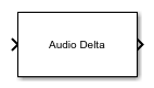 Audio Delta block