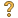 question mark showing orange check