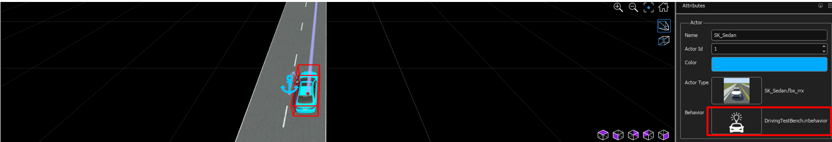 Associate actor behavior in RoadRunner Scenario.