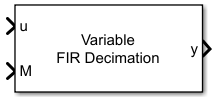 Variable FIR Decimation block