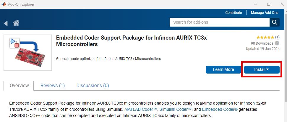 Insatll Infineon Aurix TC4x spkg