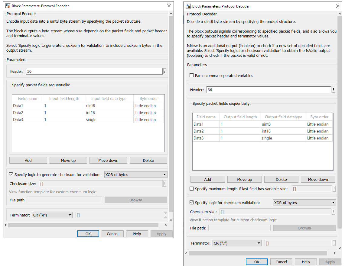 Encode and Decode Serial Data Using Arduino Hardware