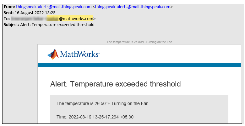 IoT-Based Automatic Cooling Fan Control Using ThingSpeak and Arduino Hardware