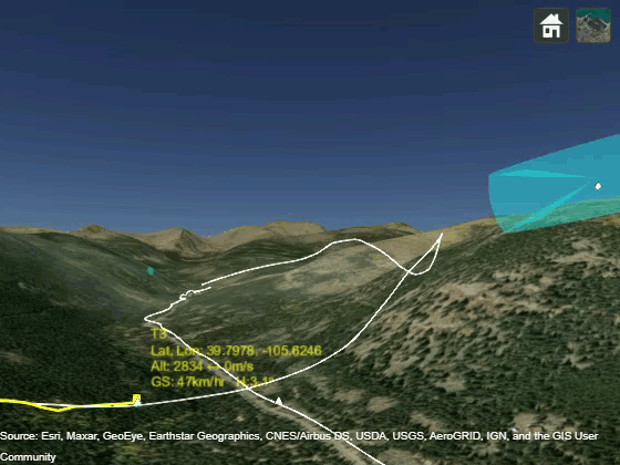 Simulate and Track Targets with Terrain Occlusions