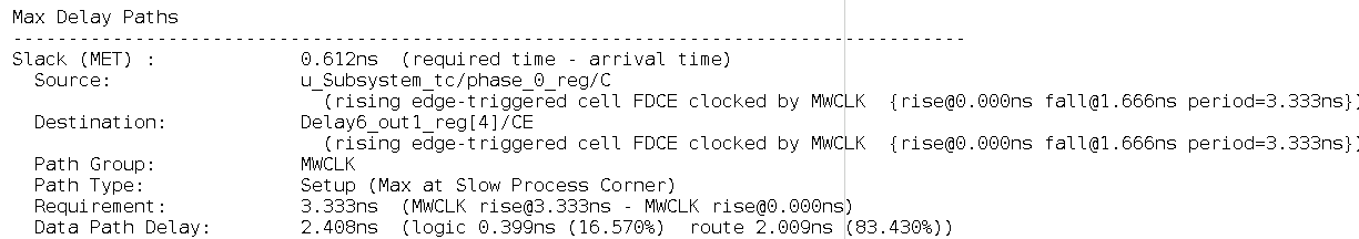 Use Multicycle Path Constraints to Meet Timing for Slow Paths