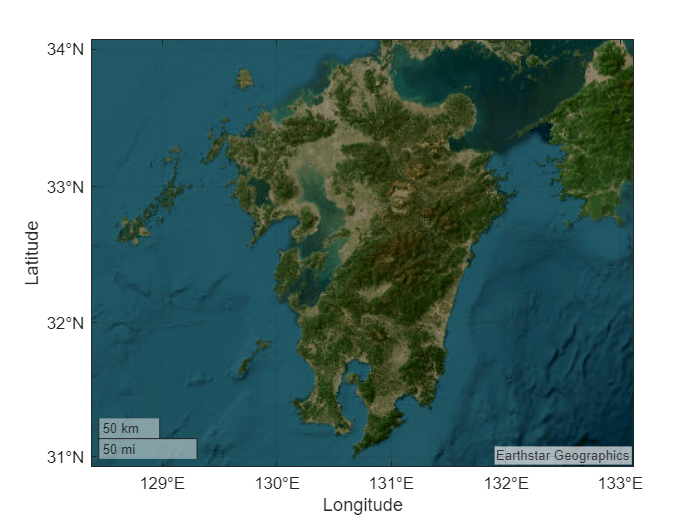 Figure contains an axes object with type geoaxes. The geoaxes object contains an object of type polygon.