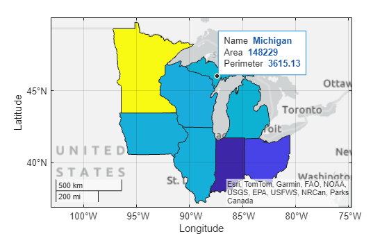 Figure contains an axes object with type geoaxes. The geoaxes object contains an object of type polygon.