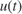 $u\left( t \right)$