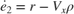 $\dot{e}_2 = r-V_x\rho$