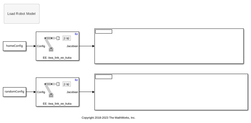 Compute Geometric Jacobian for Manipulators in Simulink