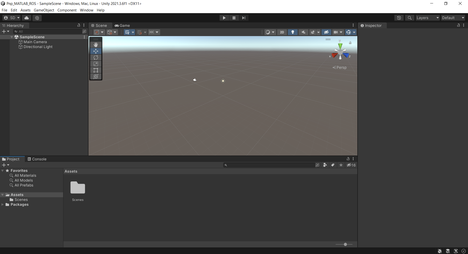 Unity Create Project