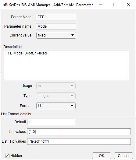 Managing AMI Parameters