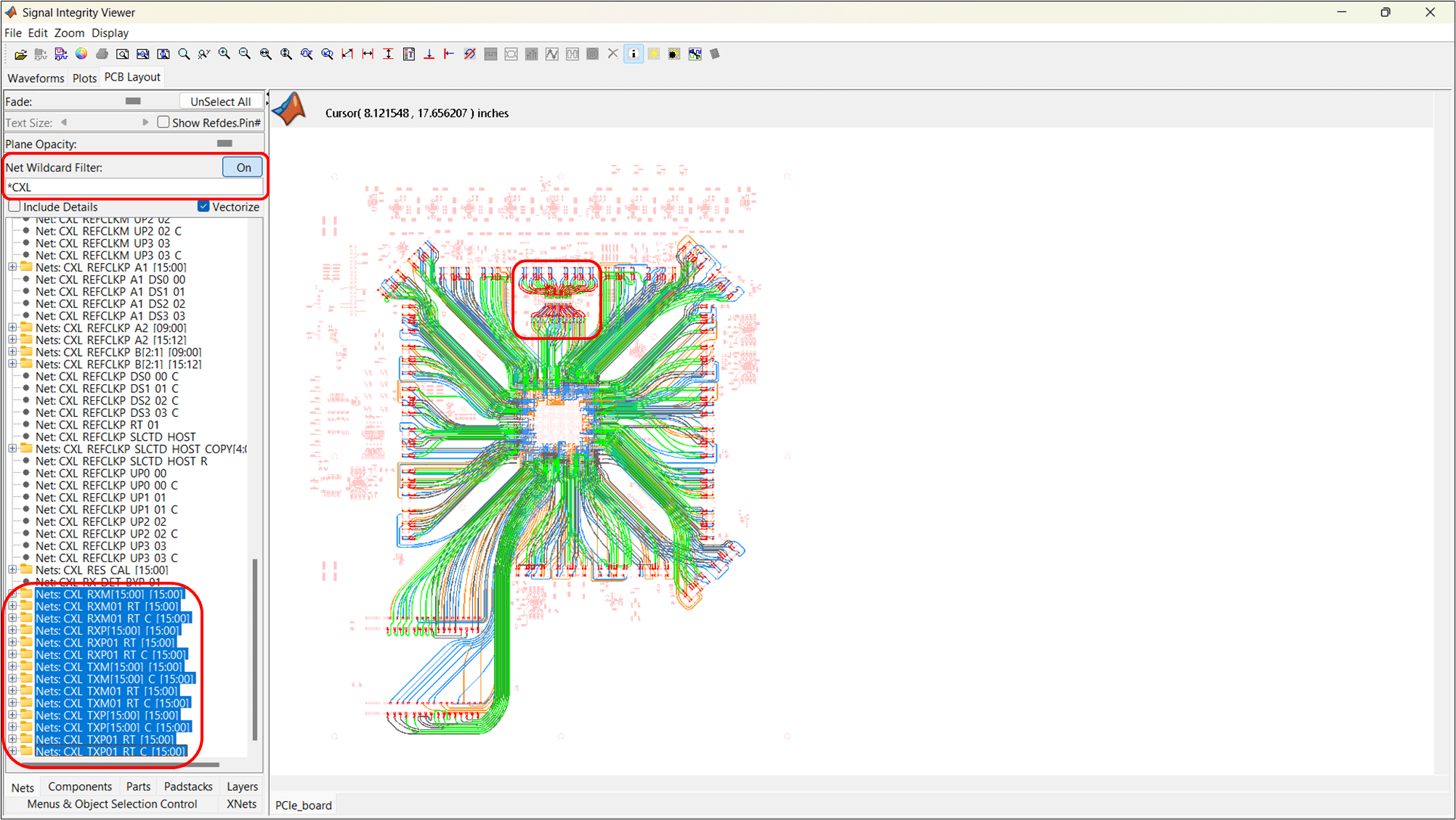 Post-Layout Verification of PCIe 5.0 Allegro Board