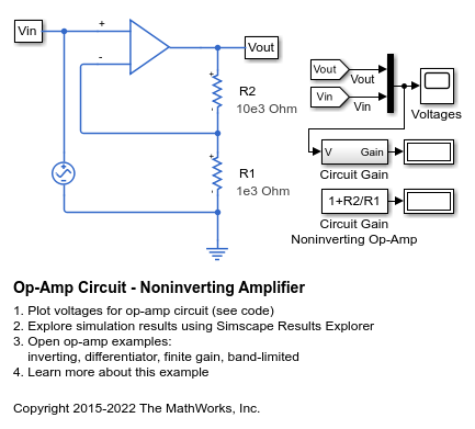 Op-Amp Circuit - Noninverting Amplifier