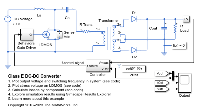 Class E DC-DC Converter