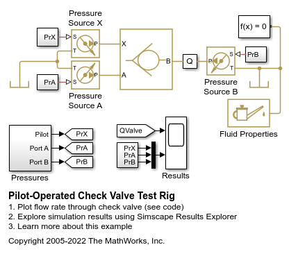 Pilot-Operated Check Valve Test Rig