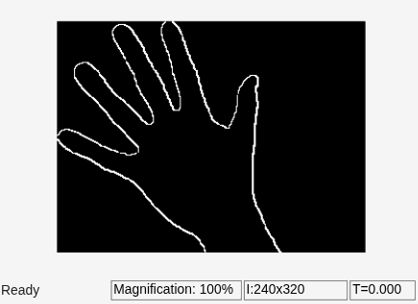 Boundary Extraction of Binary Image