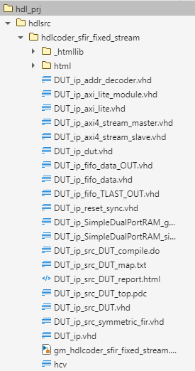 IP Core folder files