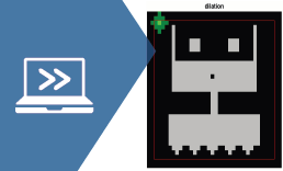 Binary Morphology in Image Processing courseware module