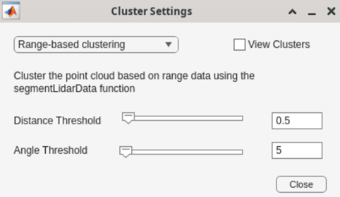 Cluster Settings Dialog Box
