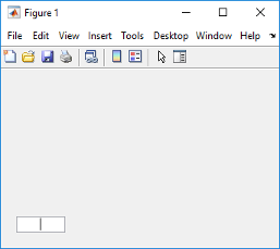 Figure window with an edit field