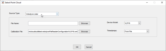 Add Signal dialog box with Source Type set to E57