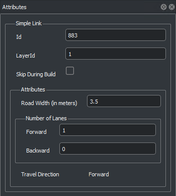 Attributes pane