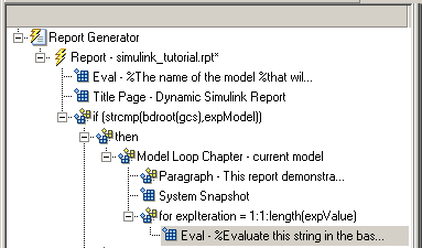 Outline pane with shortened Eval component name displaying