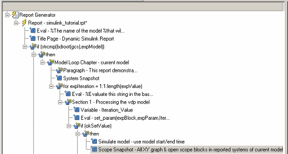 Outline pane with Scope Snapshot component selected