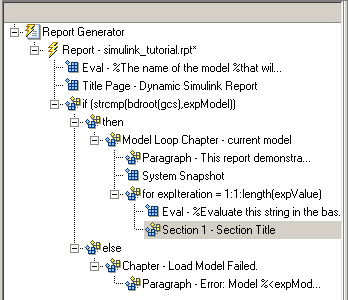 Outline pane with Section 1 component selected