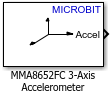 MMA8652FC 3-Axis Accelerometer block