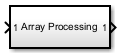 Array Processing Subsystem block