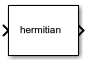 Is Hermitian block