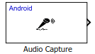 Audio Capture block