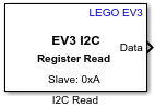 EV3 I2C Register Read block