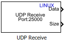 UDP Receive block