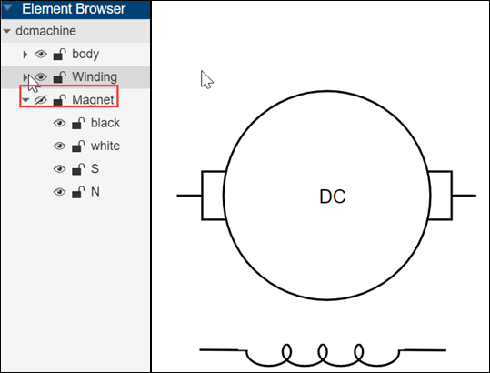 inductor and magnet